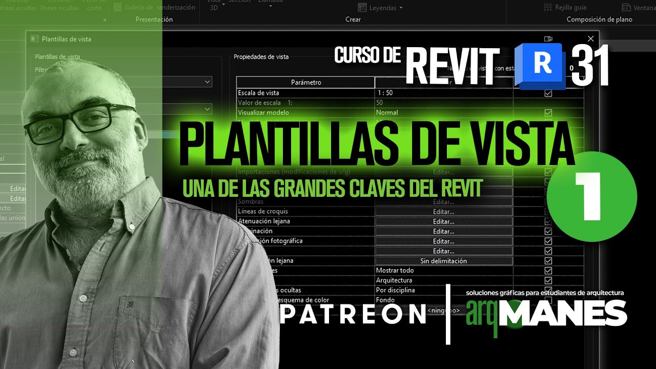 📃 PLANTILLAS DE VISTA | REVIT  | #31 | curso para principantes