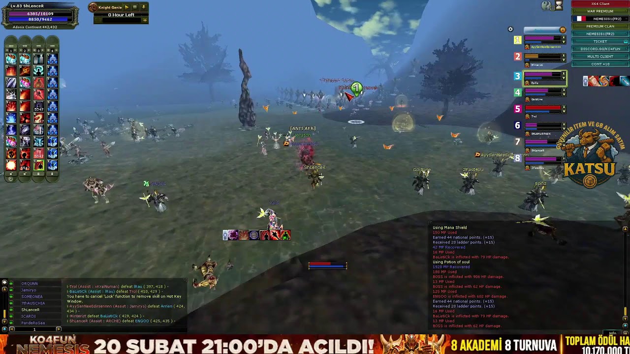 #KO4FUN 🔥NEMESİS AÇILDI 🔥#KnightOnline 🔥 #PvPServer🔥🏆 FLASHER