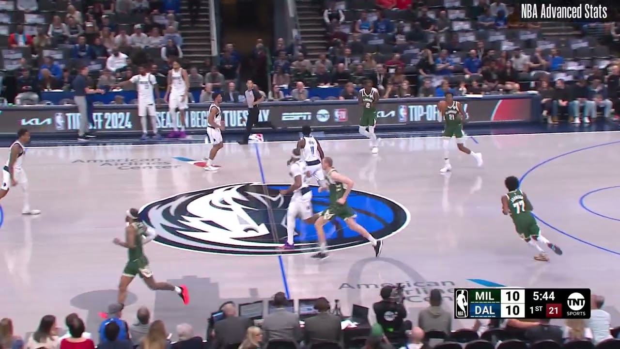 Tyler Smith 7 pts 10 reb vs Dallas Mavericks | 2024-10-17
