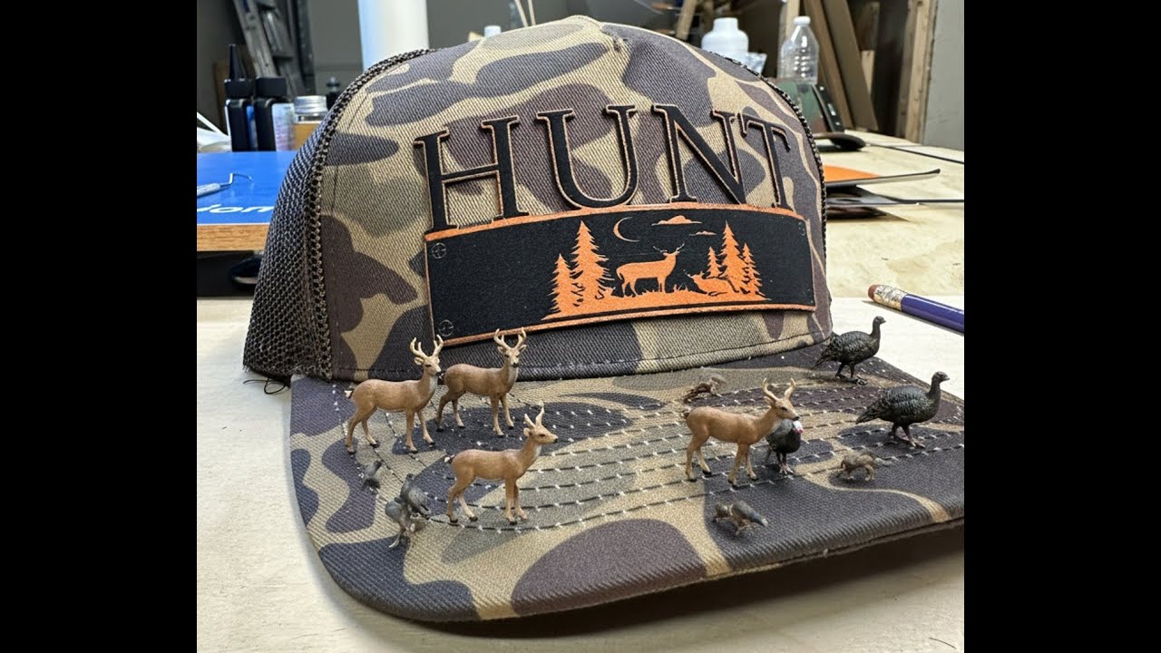 The Hunt for the Perfect Hat Patch &mdash; Laser Engraving Leatherette (xTool F1 Ultra)