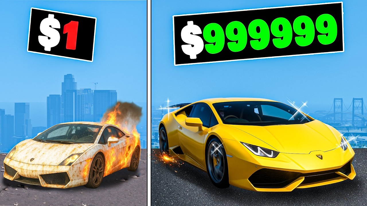 Lamborghini от 1 до 1 000 000 долларов в GTA 5
