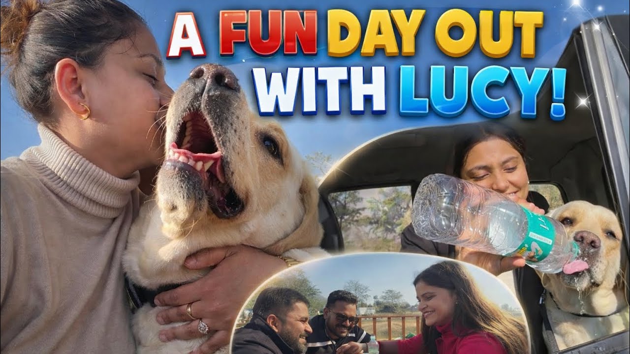 Day Out With Lucy 🐾 | Maldevta Se Thano Road Tak Ka Full Drama 😍🍽️