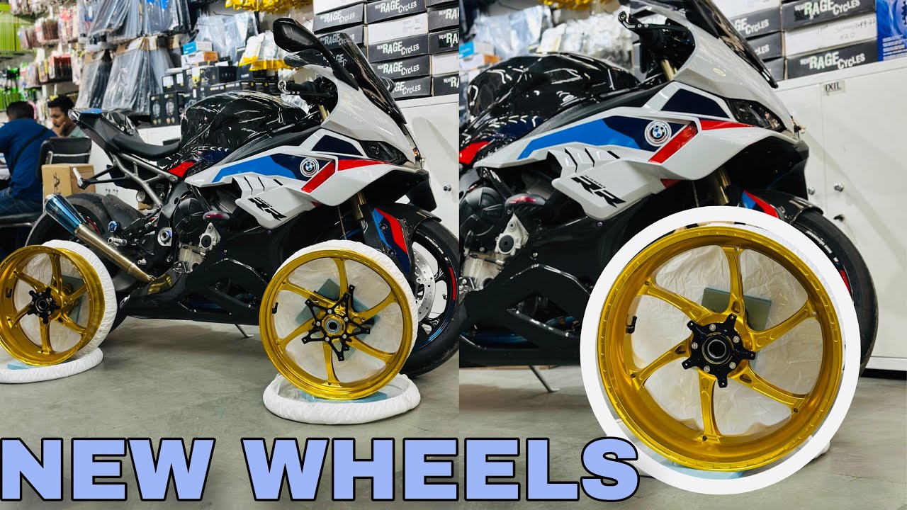 New bike aane se phle he uske wheels agaye // Ride pr jane ki taiyari bhi shuru hogayi
