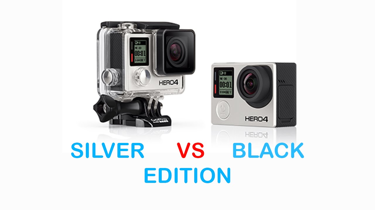 GoPro HERO4 Silver vs Black Edition Comparison