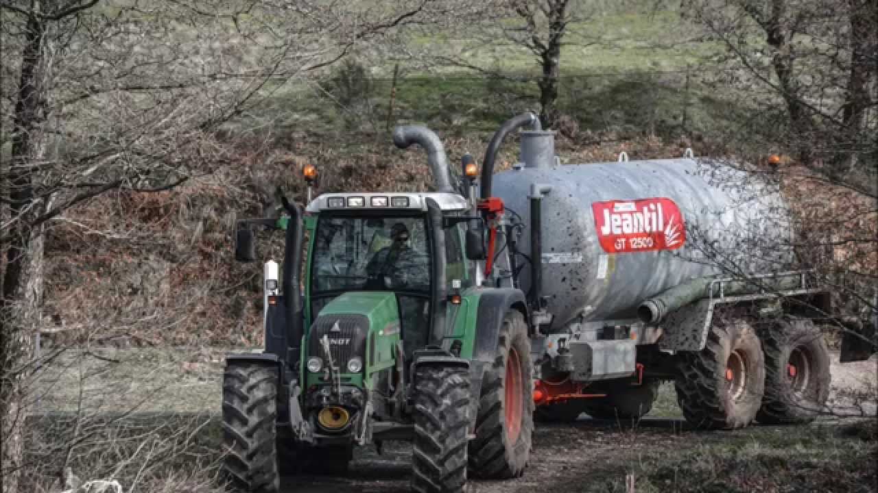 Fendt 415 Vario TMS & Jeantil GT12500 - Epandage de Lisier - Loagri-JDmoitrackHD