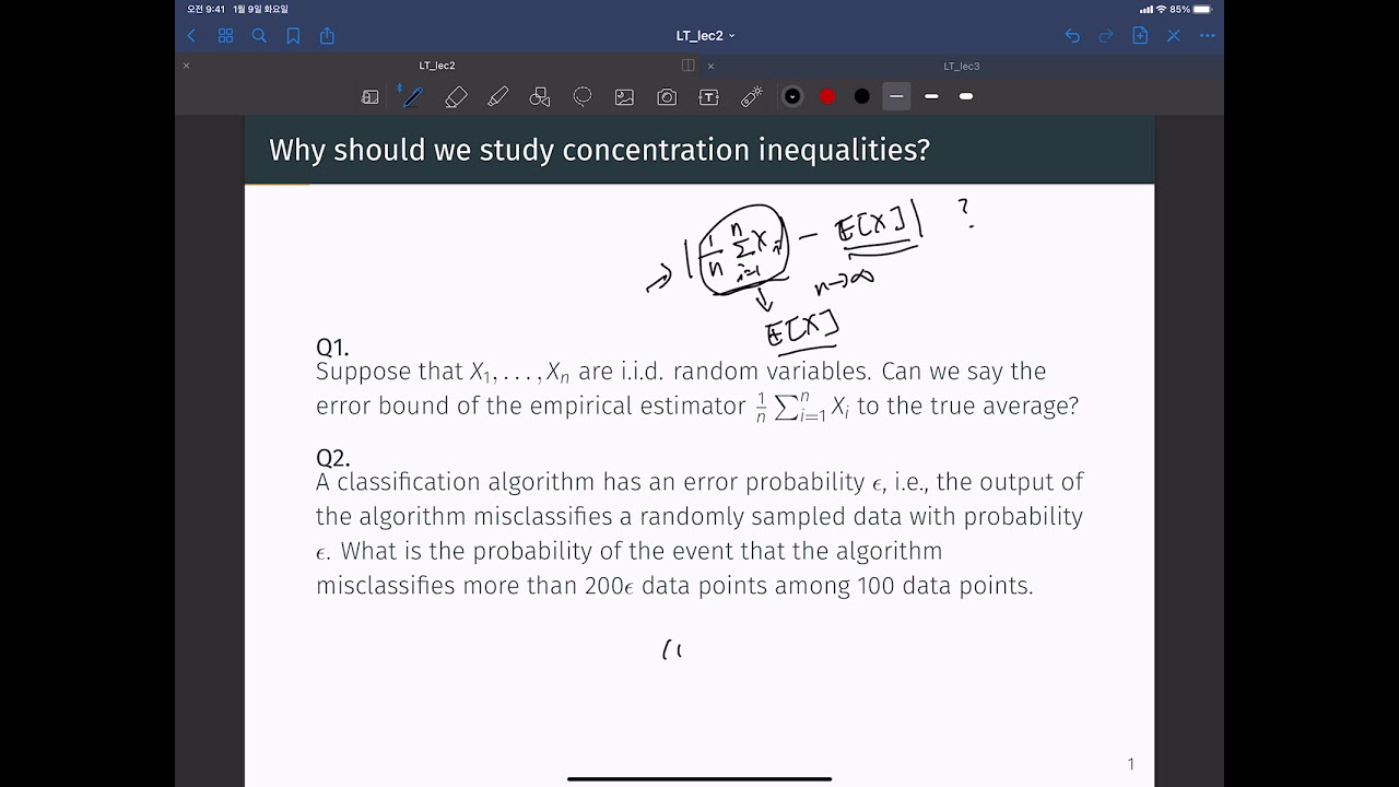 [W2-1] Concentration Inequality
