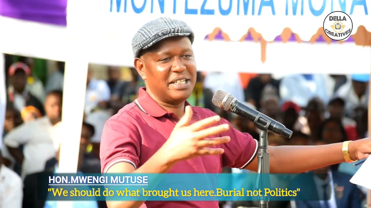 HON.MWENGI MUTUSE SPEECH BEFORE CHAOS BEGAN