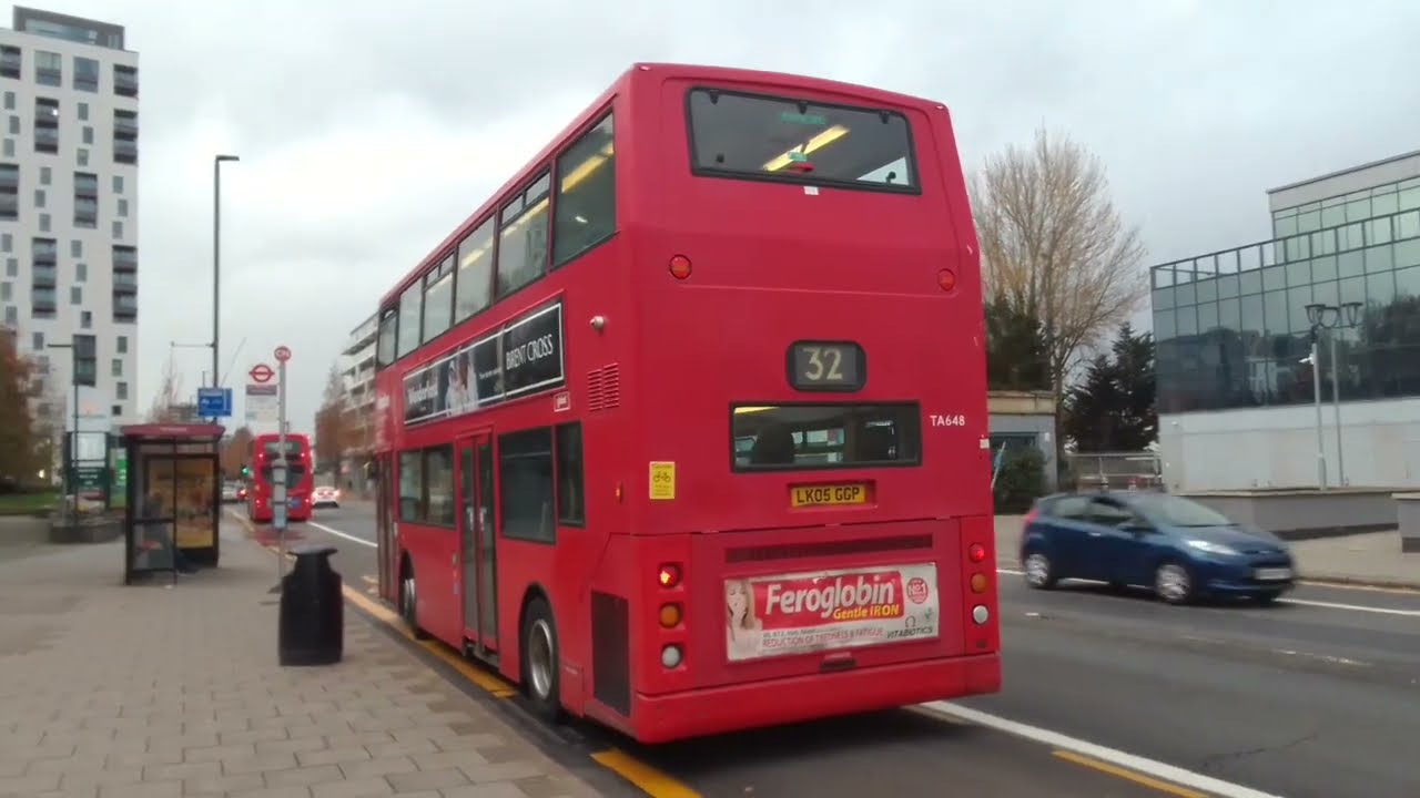 Hendon Running Day, Euro 4 Engine/Exhaust Convert | ML TA648 On Bus Route 32 Part 1