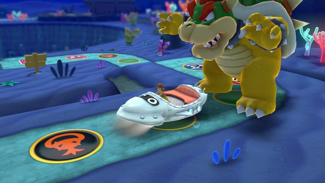 Mario Party 10 Bowser Party #237 Daisy, Spike, Donkey Kong, Rosalina Whimsical Waters Master
