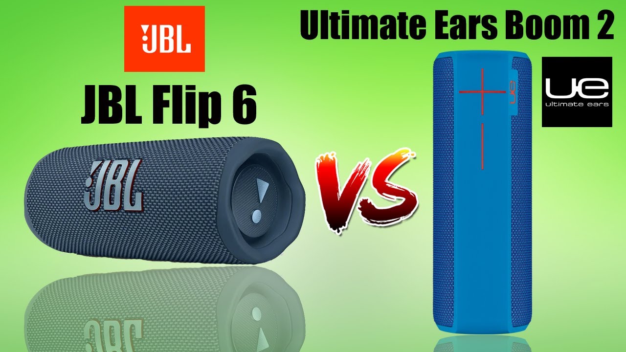JBL Flip 6 vs Ultimate Ears Boom 2 Comparison
