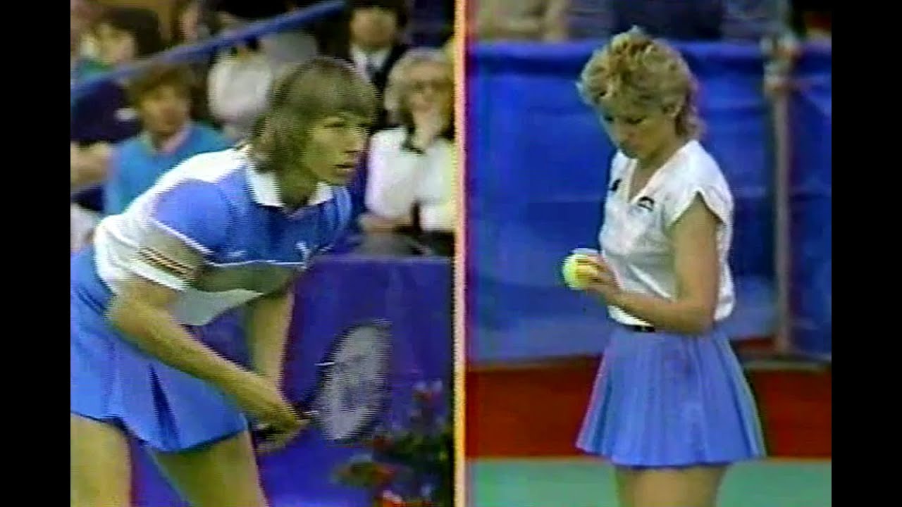 Chris Evert vs. Martina Navratilova U.S. Indoor Championship 1984 F 💛