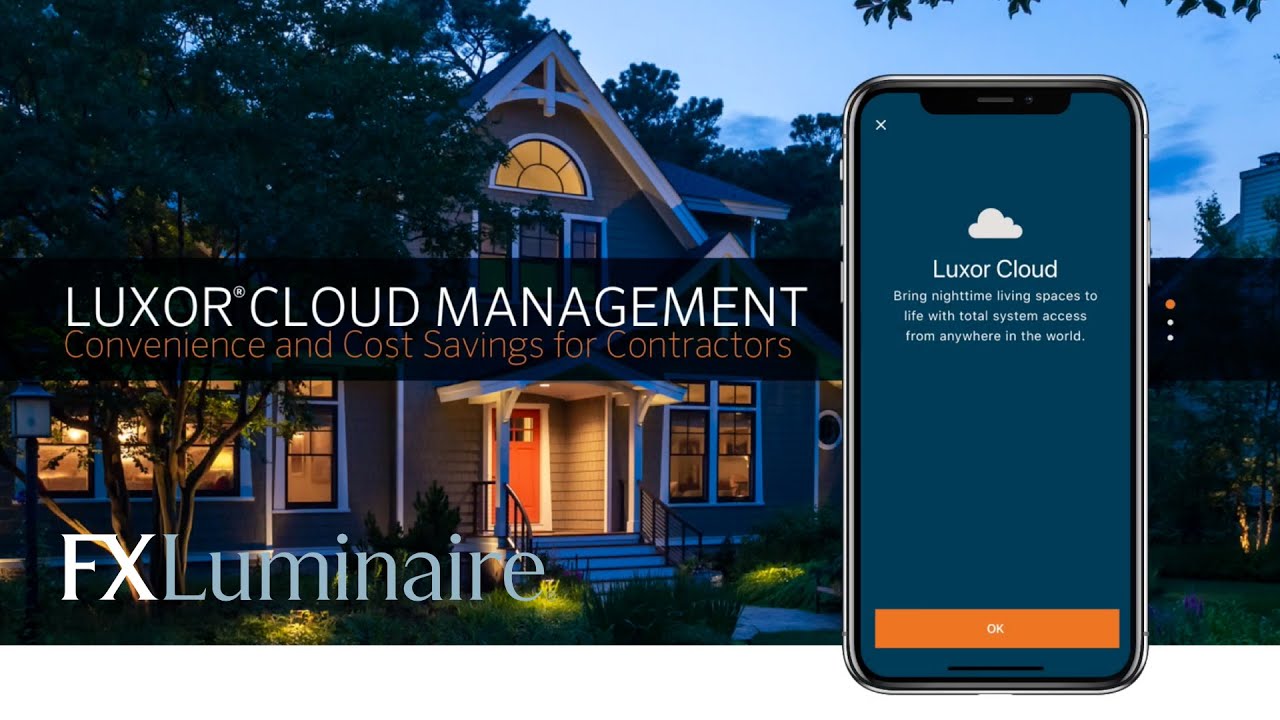 Luxor&reg; Cloud Management by FX Luminaire&reg;. At your local Irrigear&reg; Independent Experts.