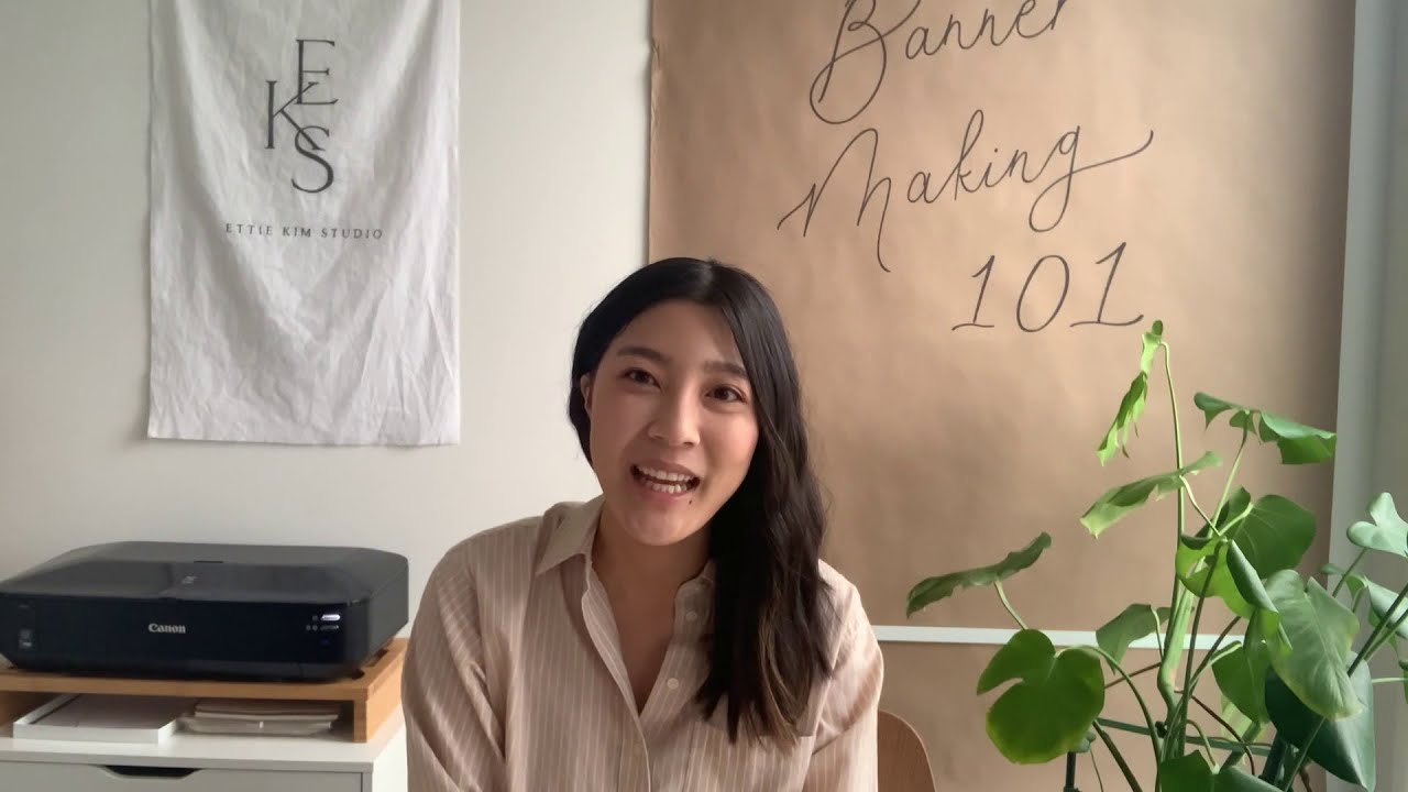 Handlettered Banner Making 101 Course Trailer | Ettie Kim Studio