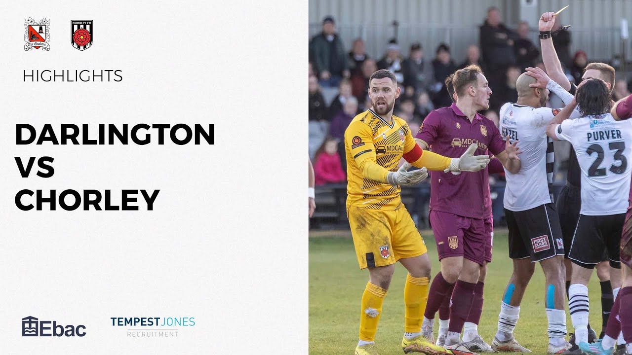 Darlington 0-3 Chorley - National League North - 2022/23