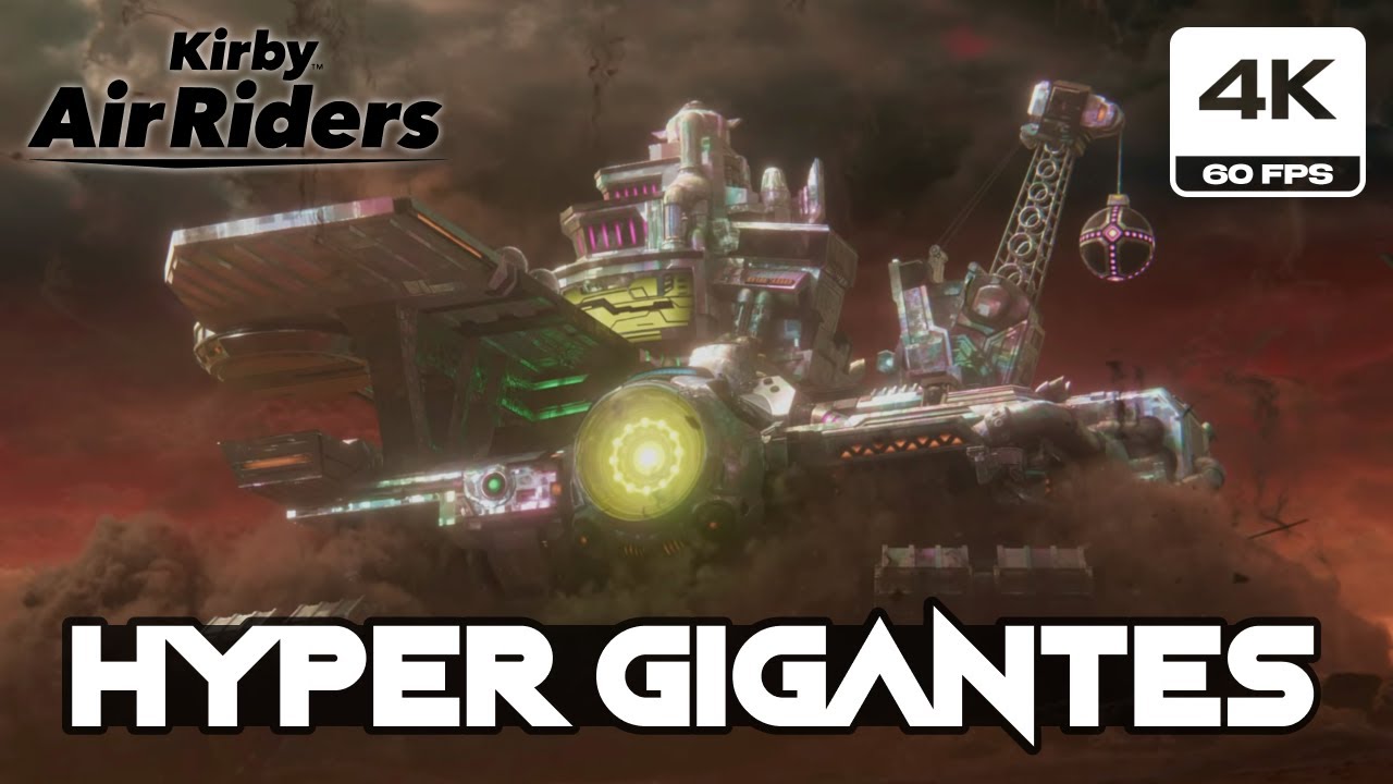 Kirby Air Riders - Hyper Gigantes Boss Fight (4K 60FPS Nintendo Switch 2)