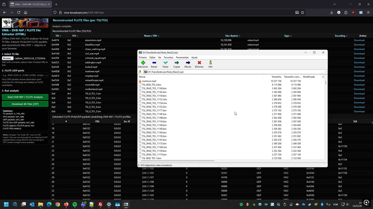 VMA-Broadcast - Online Tools: DVB-NIP
