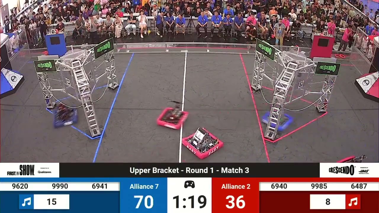 Playoffs Match 3 (R1) - 2024 Beijing World Robot Contest Championships FRC China Offseason Event