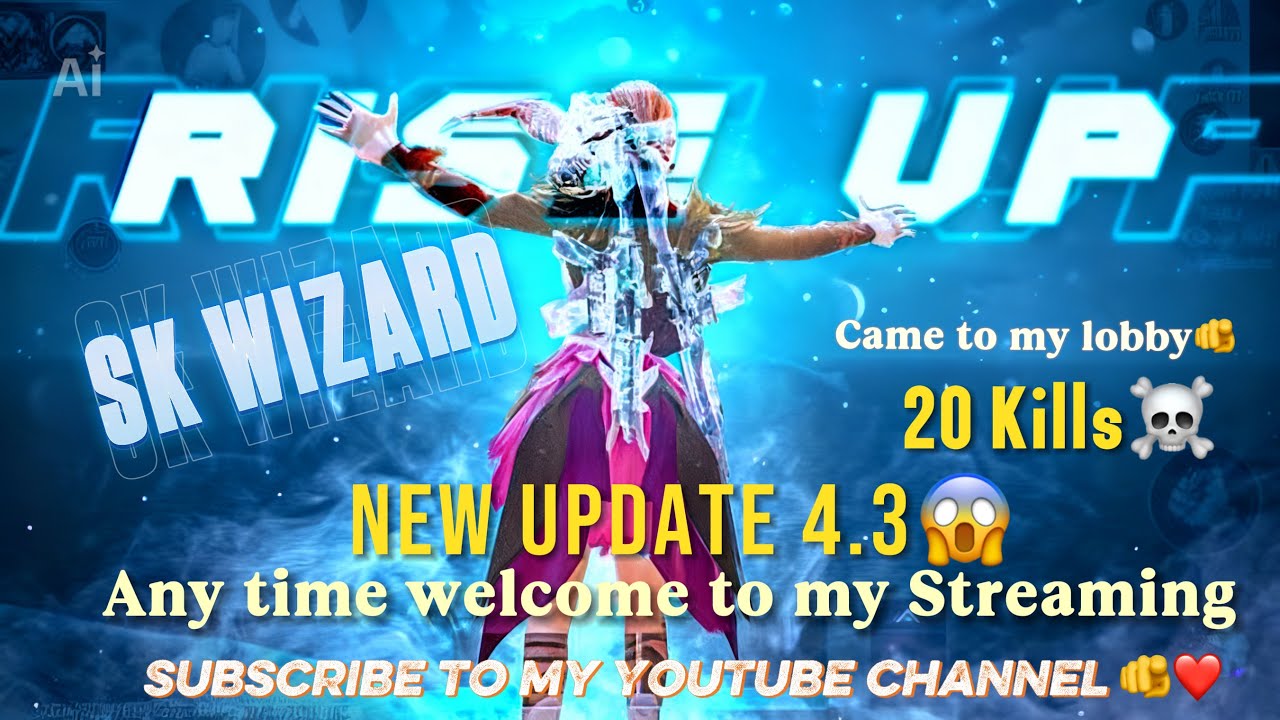 K WIZARD IS LIVE ❤️🫵 Pubg mobile live streaming ☠️🔥
