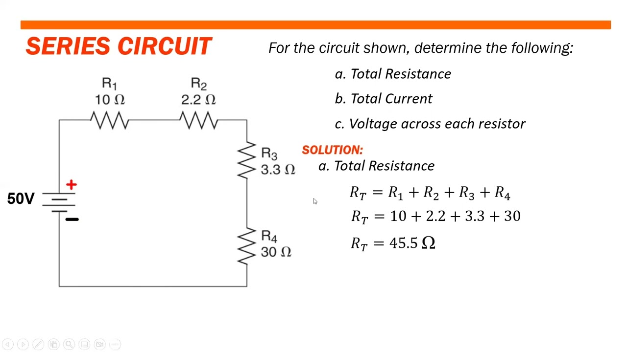 RESISTORS in SERIES Tagalog