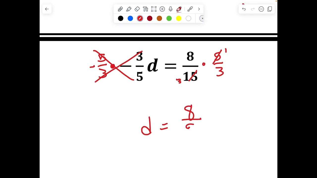 3G Notes: Rational Number Equations (Part 2)