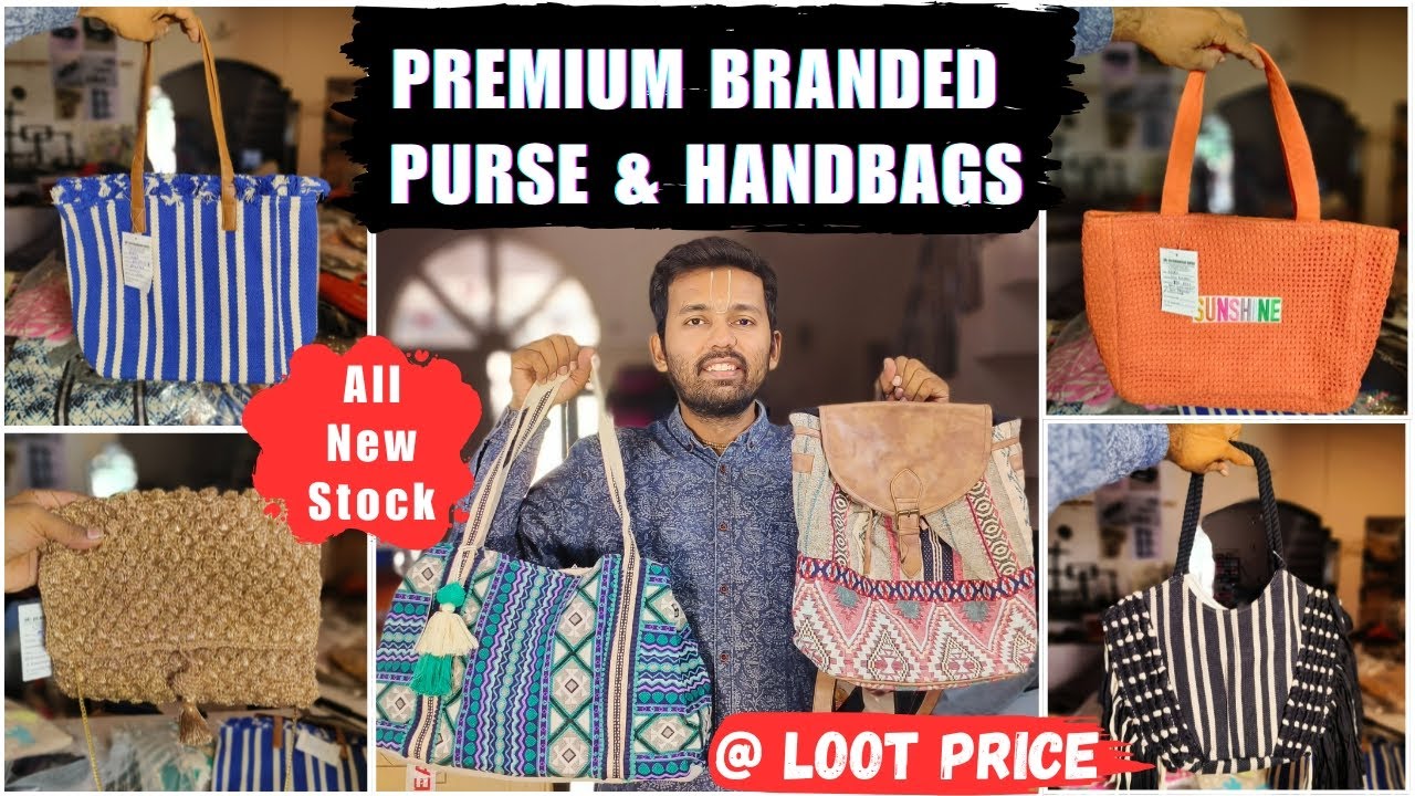 Ladies Purses & Handbags | Premium Branded Stock | Sling Bag | Tote Bag | @ Huge Discount Price