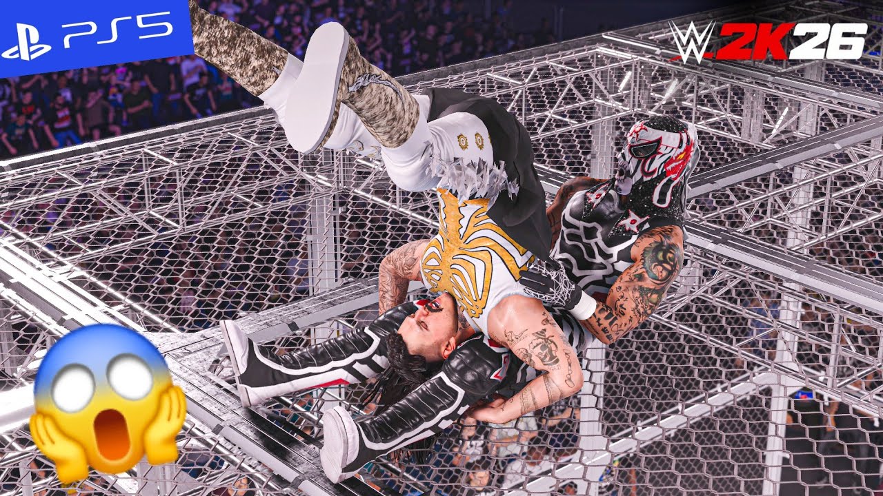 WWE 2K26 - Dominik Mysterio vs. Penta - Hell in a Cell Match | PS5