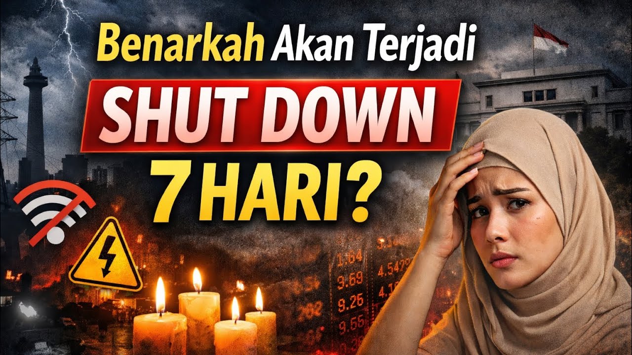 Benarkah akan terjadi SHUT Down 7 tanpa Listrik tanpa internet