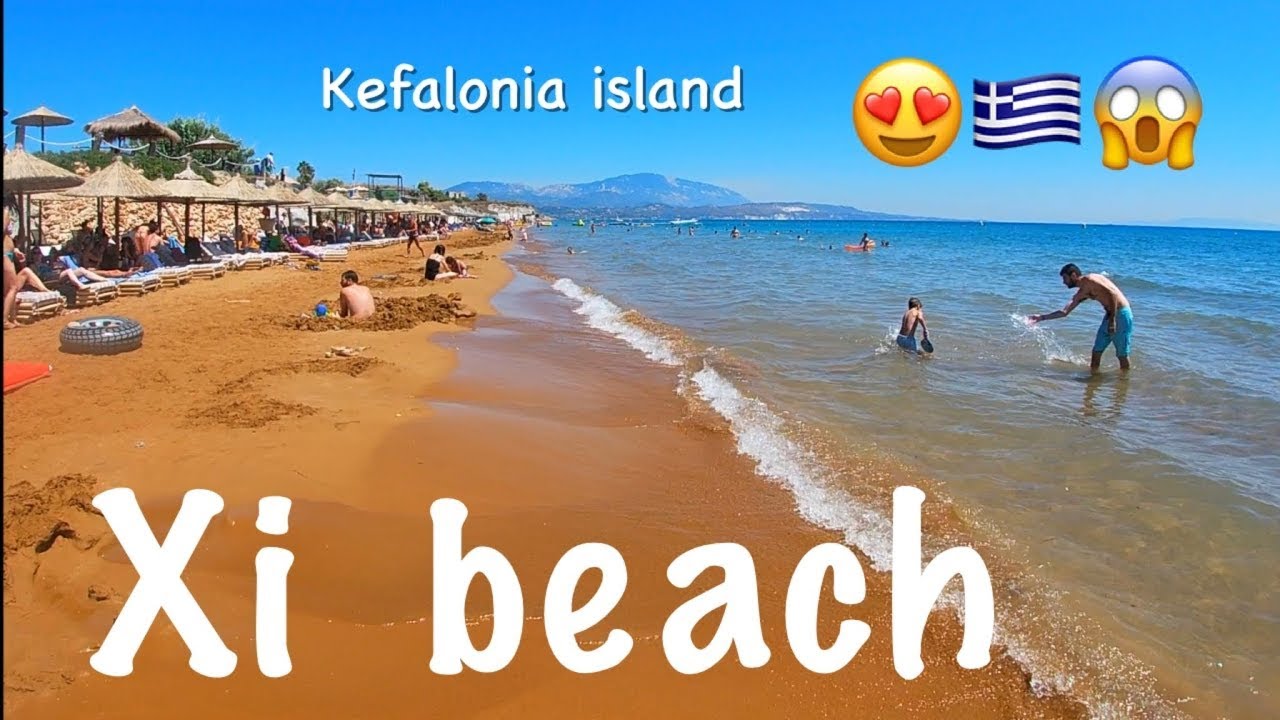 Xi beach, kefalonia island - the red beach in Greece 🇬🇷