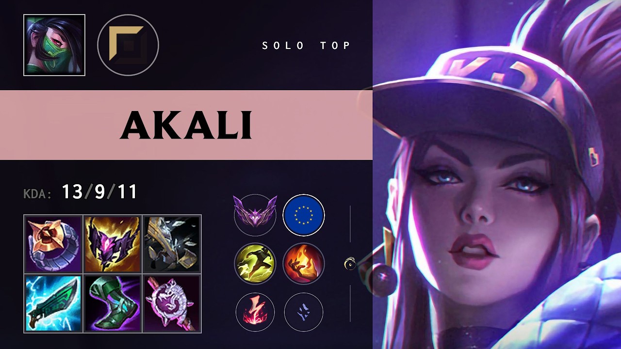 Akali Top vs Sylas - EUW Master Patch 26.15