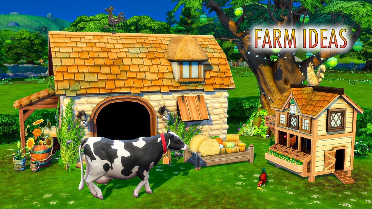7 Farm Ideas / The Sims 4 Cottage Living / 7 Идей для Фермы / Симс 4 Загородная жизнь