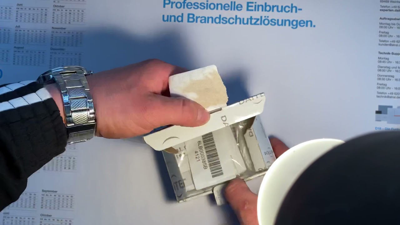 Daitem Tür/Fenster Kontakt Mini SH275AX Daitem D22 (Unboxing)