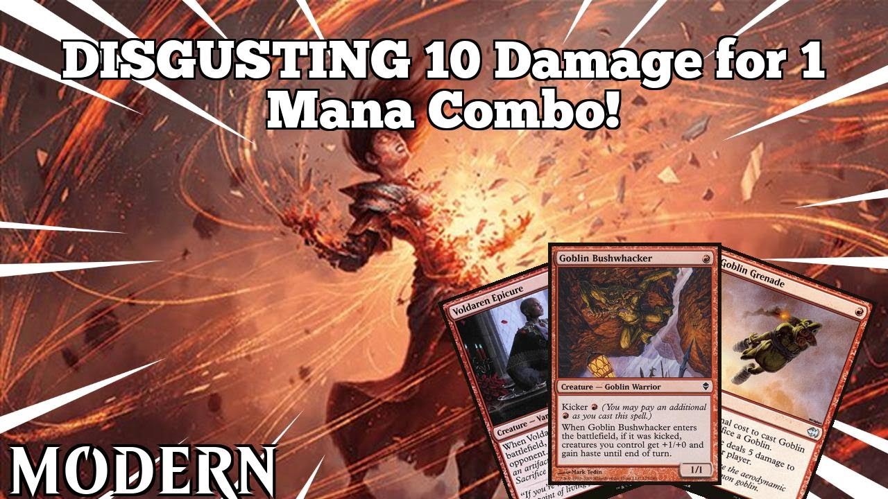 DISGUSTING 10 Damage for 1 Mana Combo! | Flare Grenade | Modern | MTGO