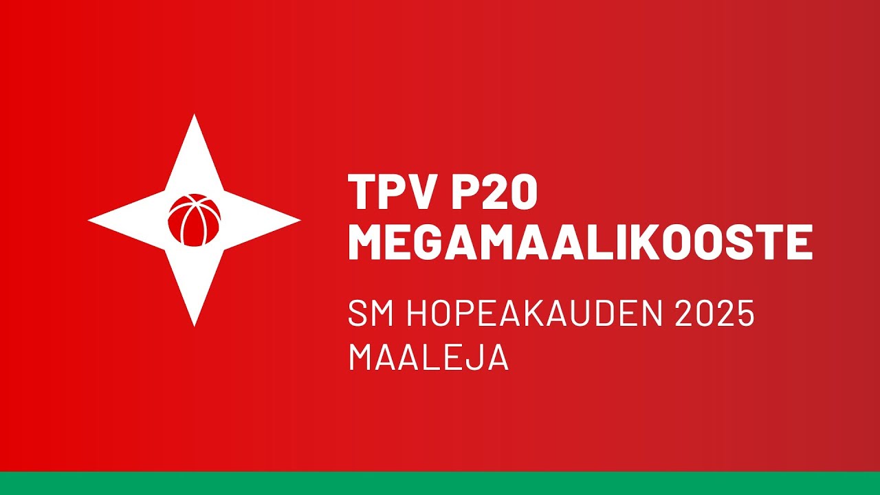 P20 kauden 2025 maaleja!