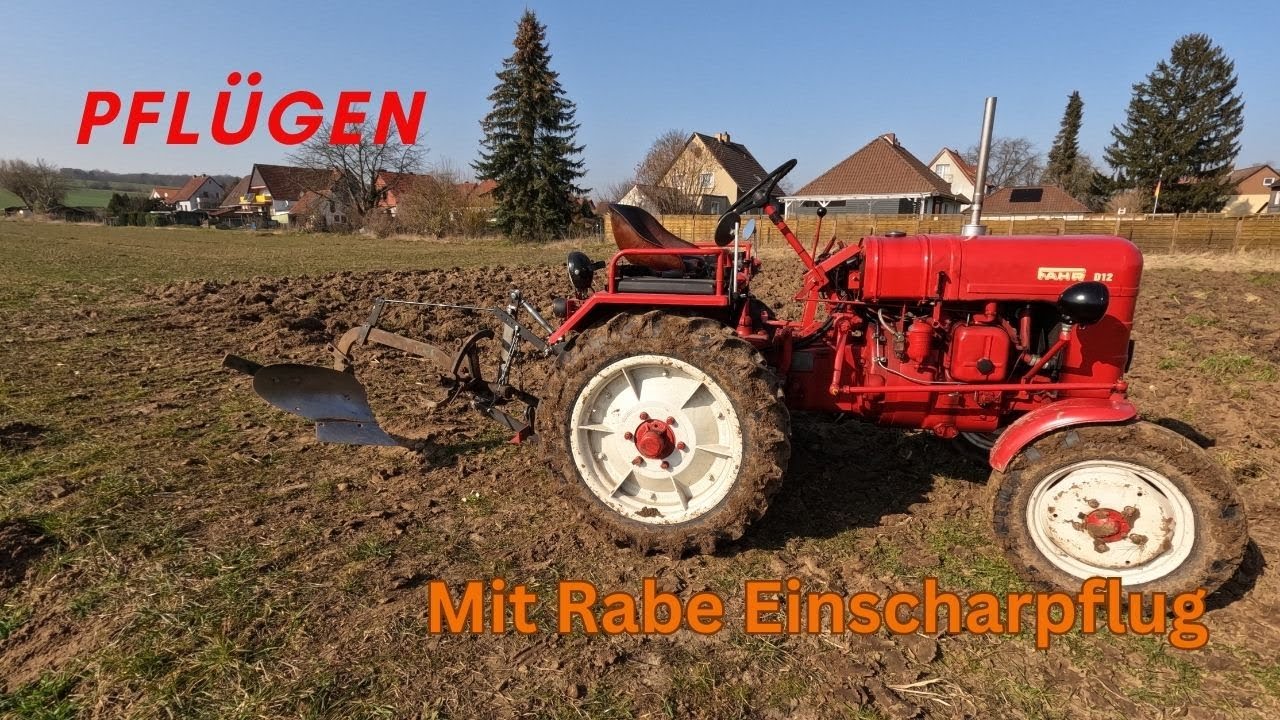 Pflügen mit FAHR D12