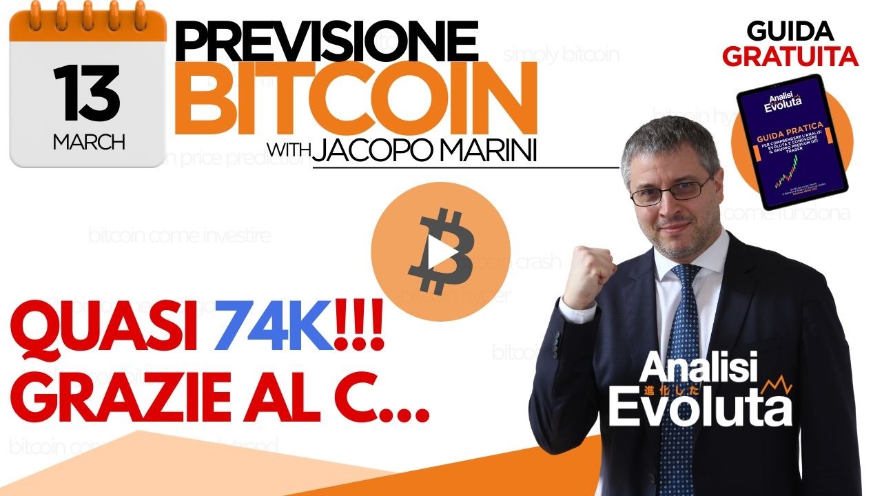 BITCOIN: QUASI 74K!!! GRAZIE AL C...