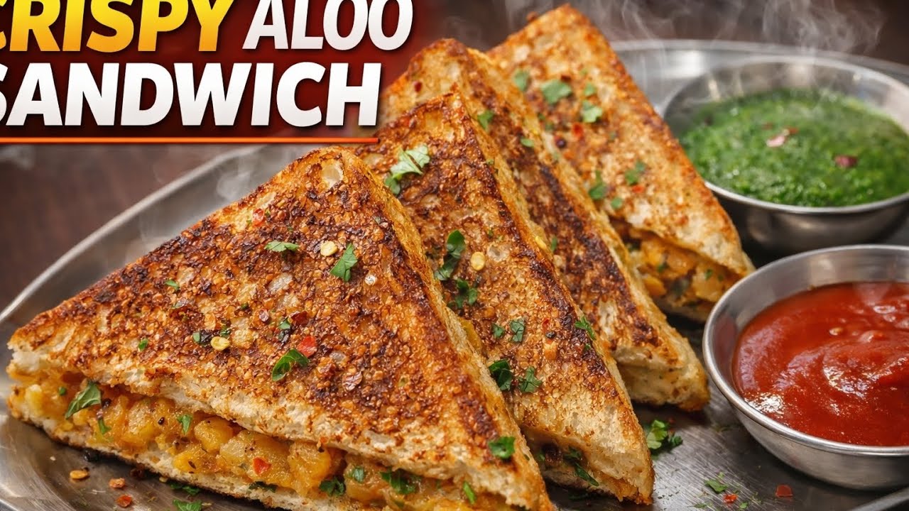 Crispy Aloo Sandwich | Street Style Recipe | 10 Minute Snack| 