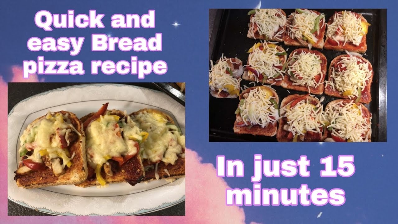 Bread pizza recipe|| bread pizza recipe with homemade pizza sauce|| snacks idea