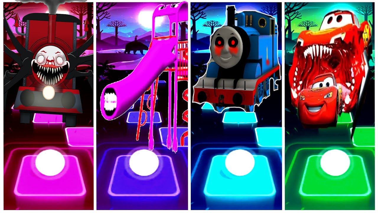 THOMAS EXE 🆚 SIRENHEAD 🆚 SKIBIDI TOILET 🆚 ODDBODS 🆚 BUS EATER 🆚 EXTRA SLIDE 🆚 Tiles Hop EDM Rush 🔥
