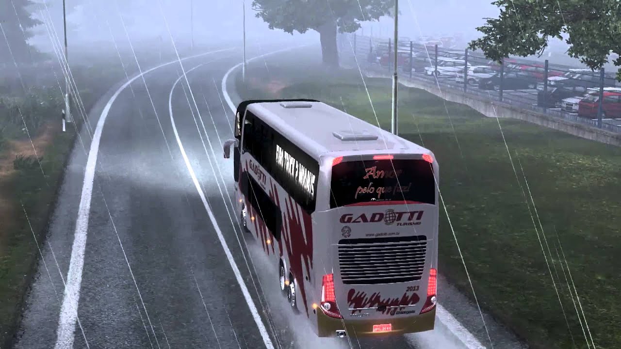 Euro Truck Simulator 2 Bus trip with Marcopolo G7 1800DD Volvo part6
