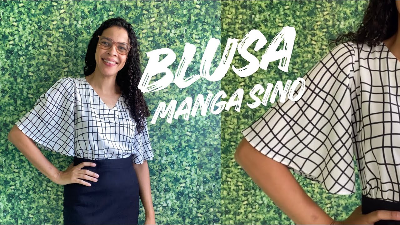 Veja como é fácil fazer Blusa com Manga Sino | corte e costura 