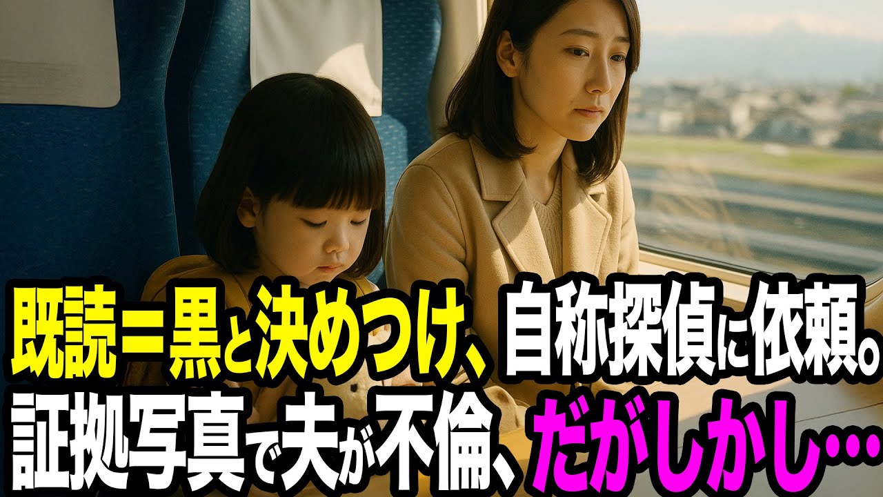 【シタ妻】「既読スルー＝浮気」と決めつけ大学生と不倫、娘を実家に預け週3で通った私&rarr;自称探偵の&ldquo;捏造写真&rdquo;で夫を断罪&hellip;でも裏切っていたのは私だった【修羅場朗読】