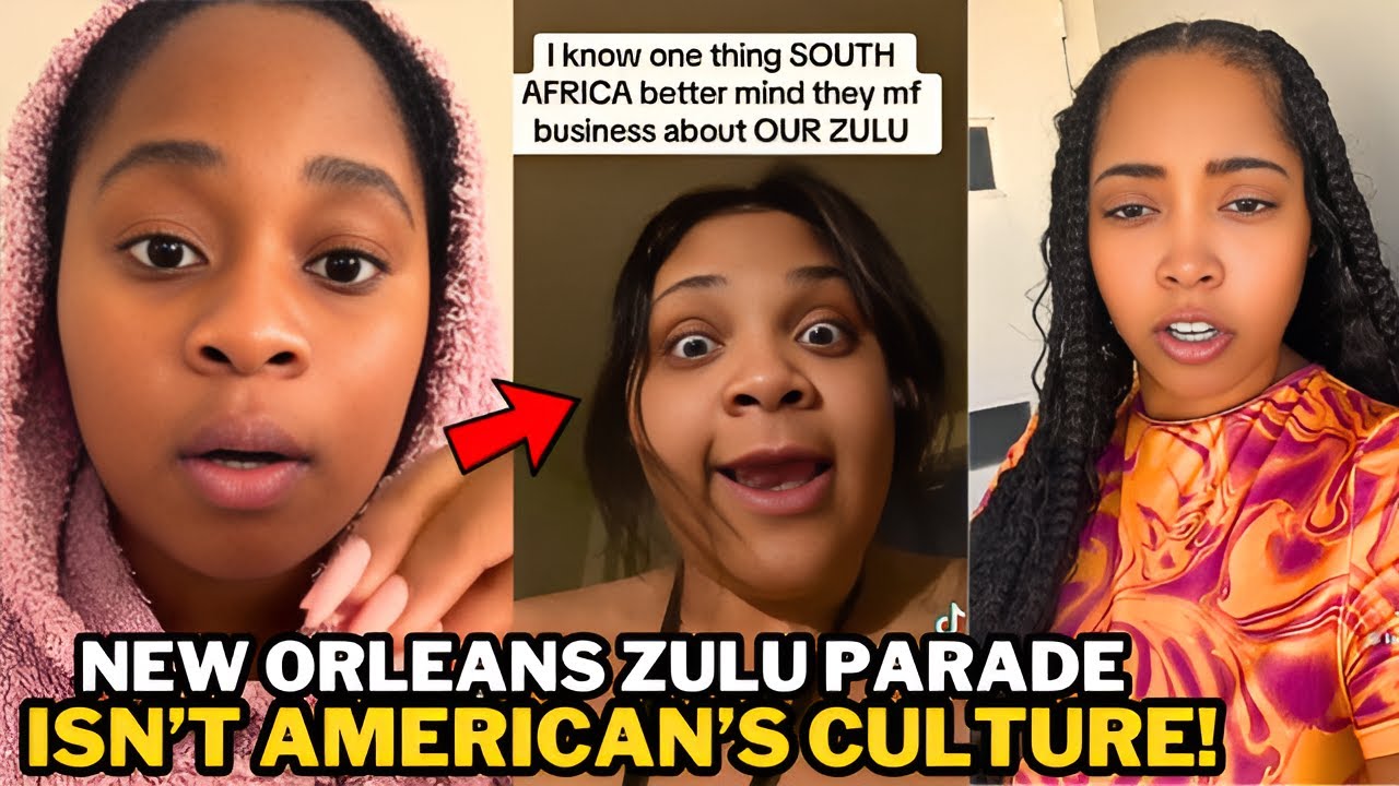 BLACK AMERICANS face SOUTH AFRICANS' wrath following the New Orleans ZULU PARADE Controversy