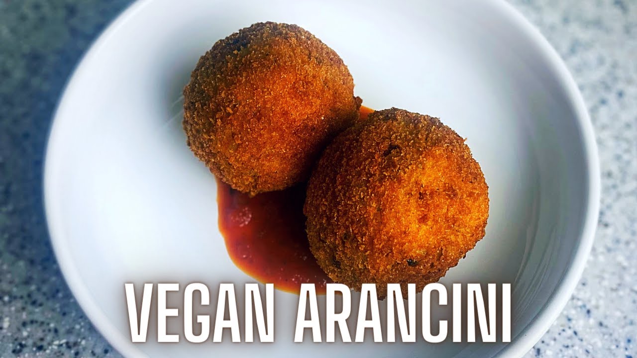 VEGAN ARANCINI | Fried Italian Rice Balls | Katie Makes It Vegan