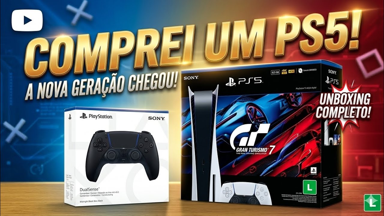 COMPREI UM PS5 !!!
