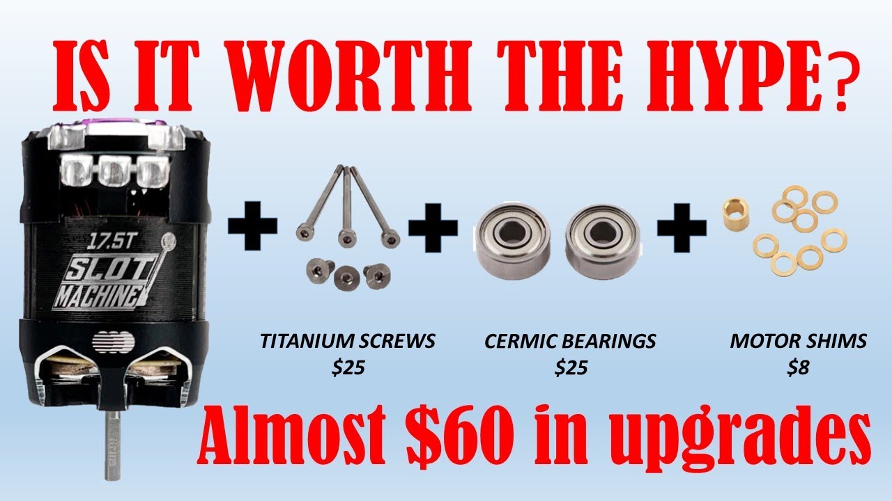 Tuning a Trinity Slot Machine 17.5T Motor.  Is it Worth Upgrading?