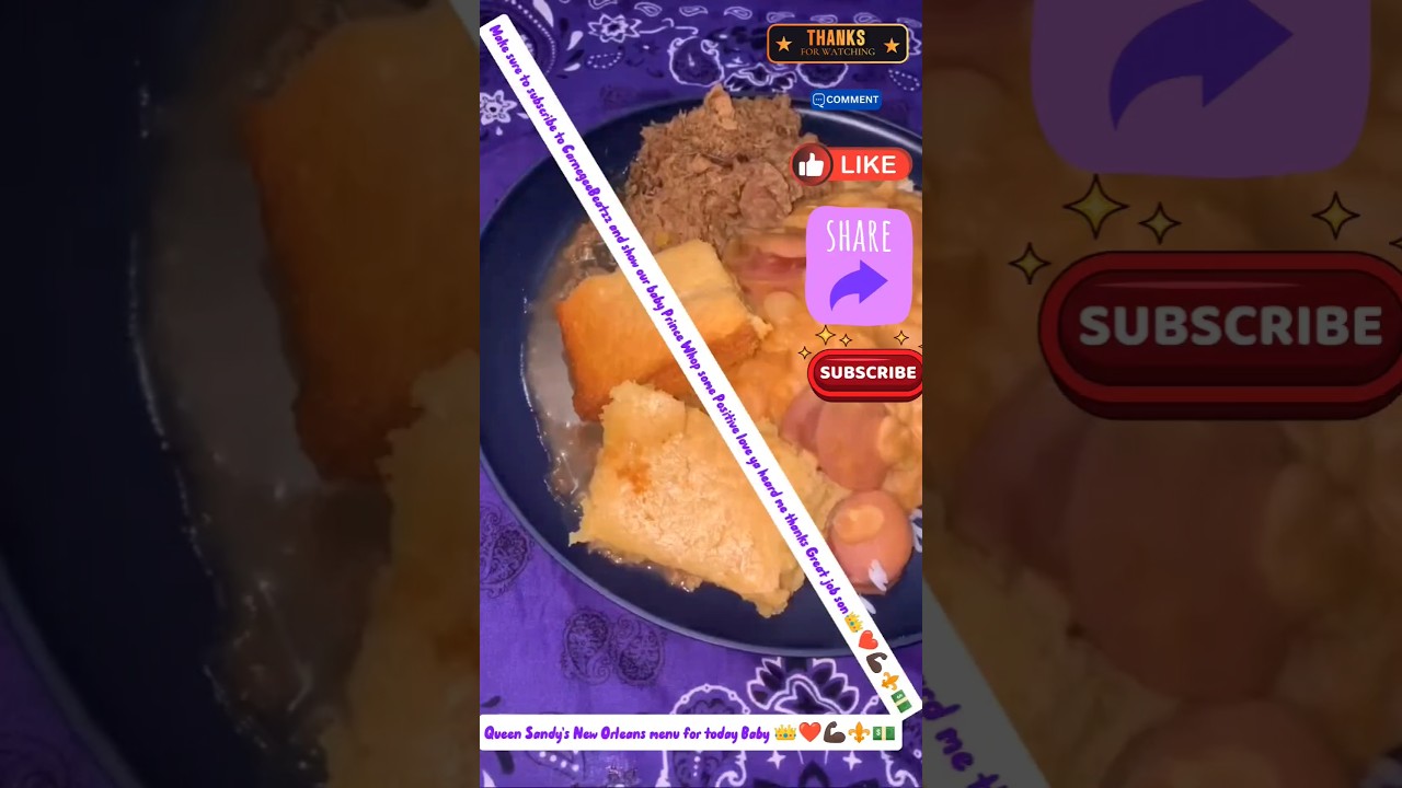 Queen's menu for today Baby 