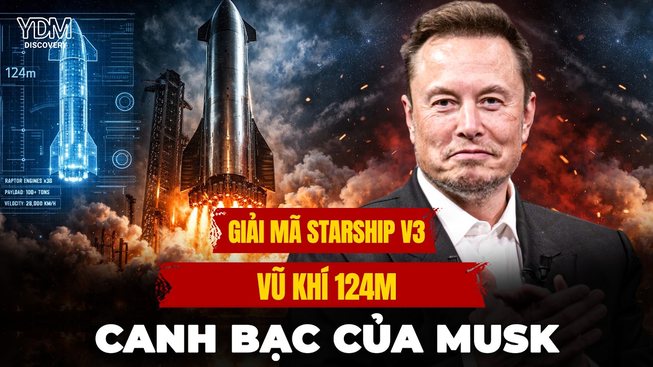 🔴Elon Musk chơi tất tay: Phóng 5 