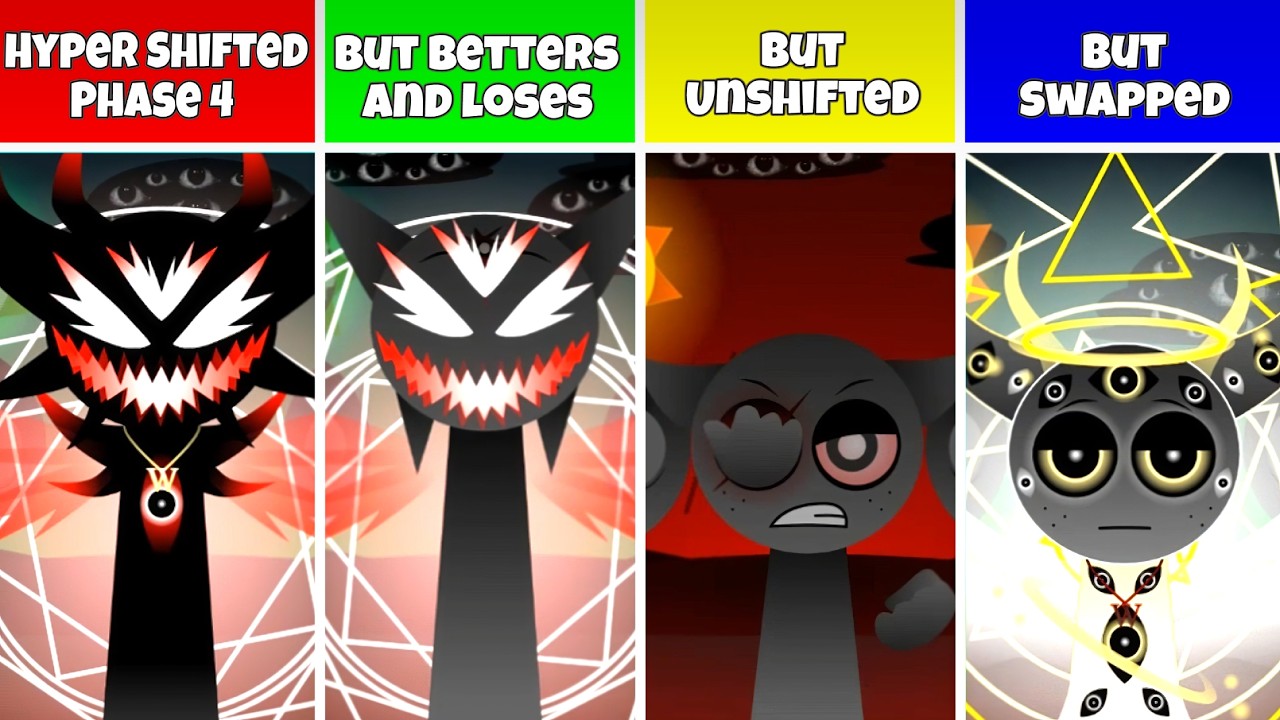 Sprunki Hyper Shifted Phase 4 But: Betters and Loses | Unshifted | Swapped Showcase Fan Mod