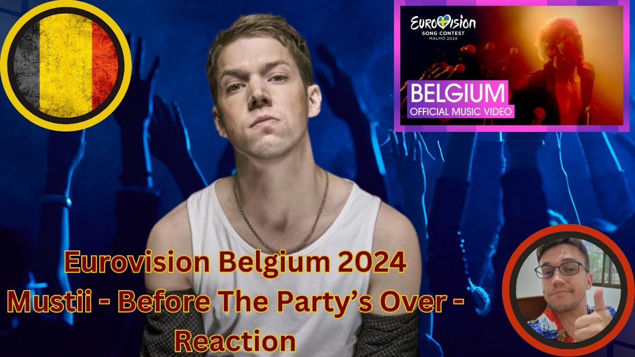 🇧🇪Eurovision Belgium 2024 - Reacting to 'Before The Party's Over' by Mustii for the First Time!