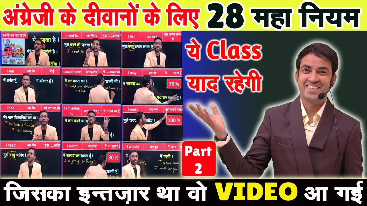 अंग्रेज़ी के 28 महा नियम आज जान लो | English पढ़ना, लिखना, बोलना सीखिए आज से | Basic English Grammar